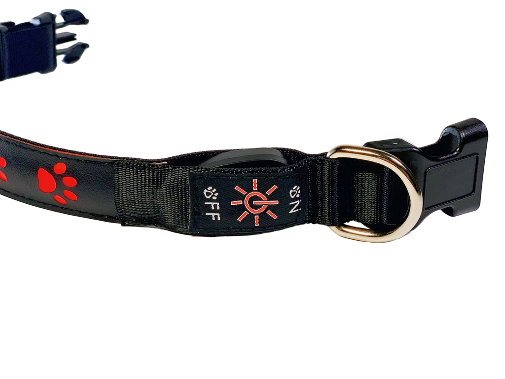 Paw Print Glow Collar