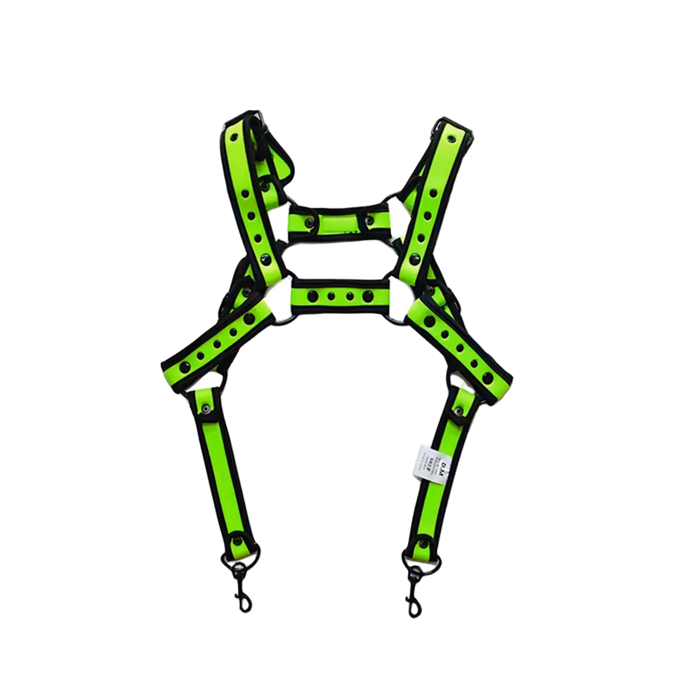 Dog & Master Body Harness Green