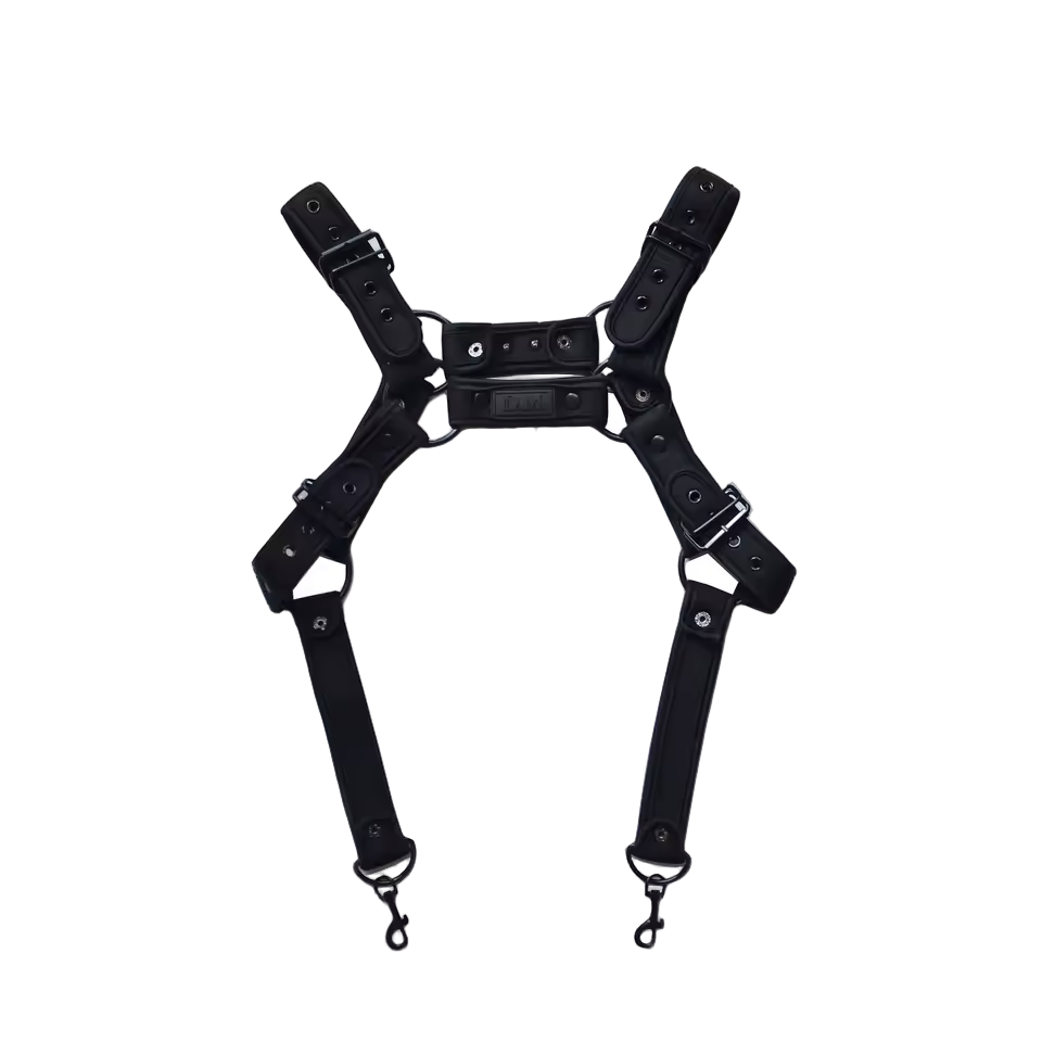 Dog & Master Body Harness Black