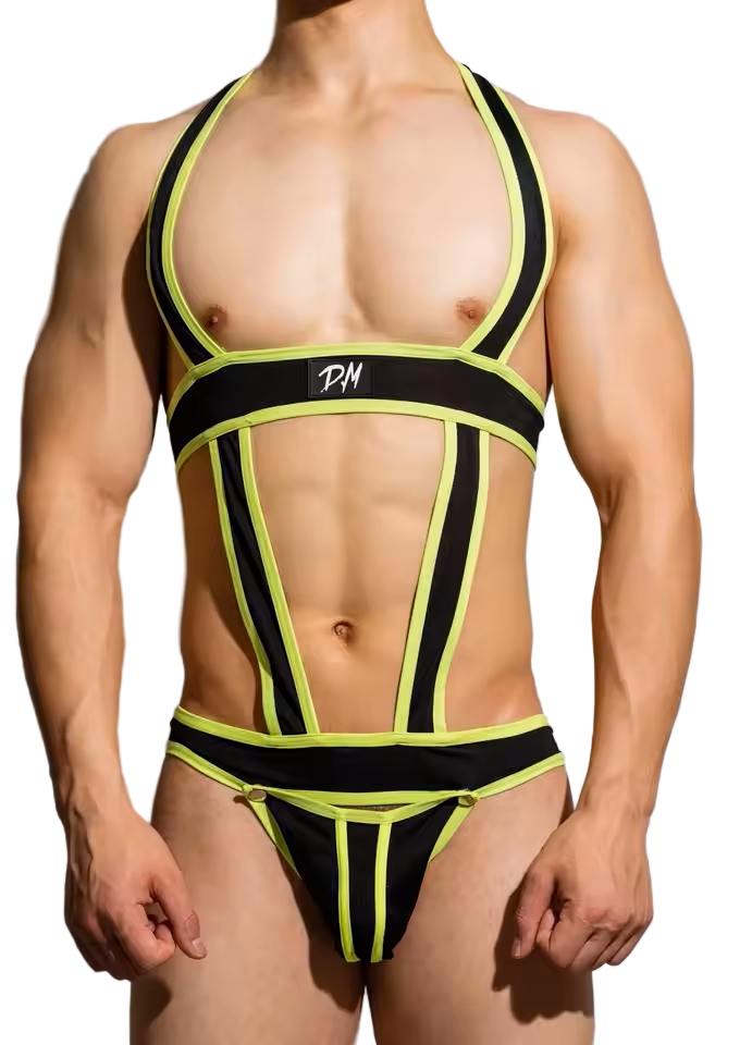Dog & Master One Piece Green