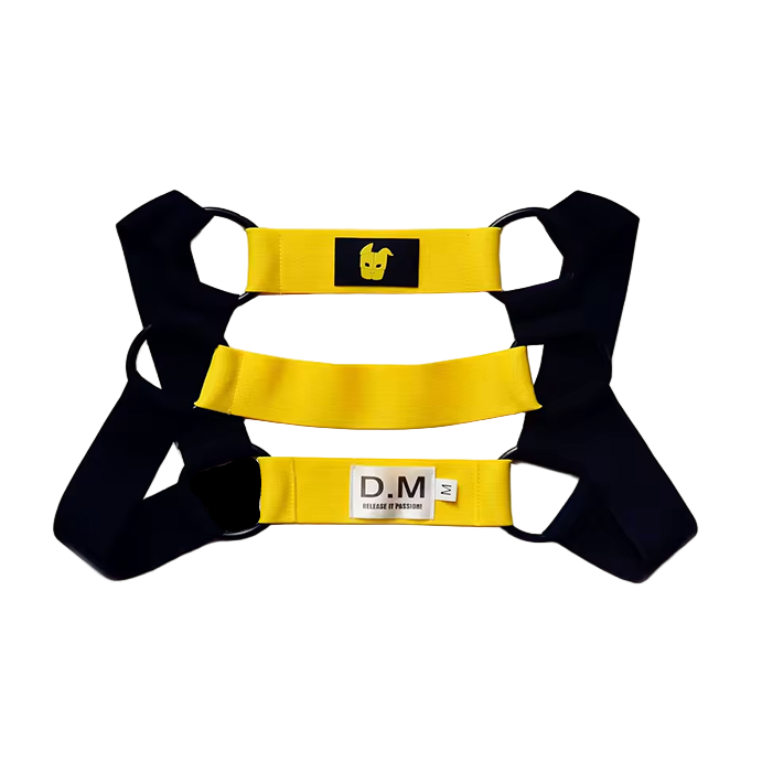 Dog & Master Cross Harness Yellow