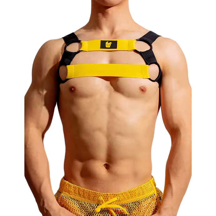 Dog & Master Cross Harness Yellow