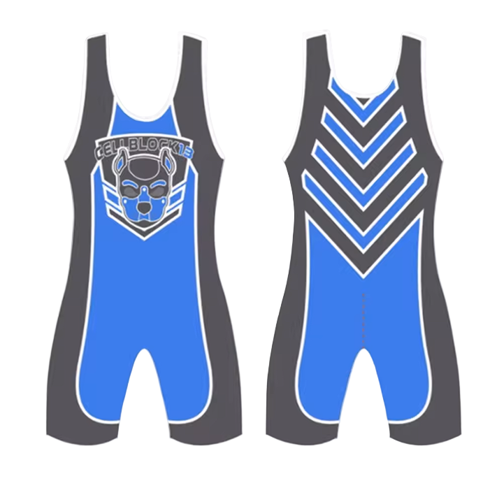 Cell Block 13 Spitfire Singlet Blue