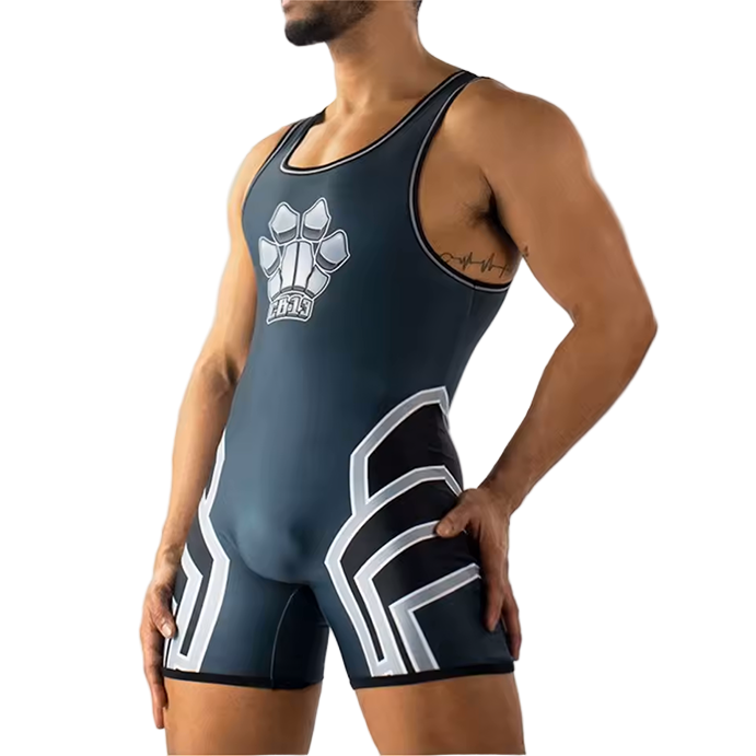 CellBlock 13 Paw Singlet Black/White