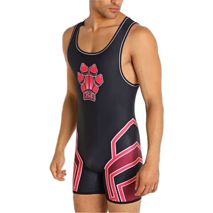 CellBlock 13 Paw Singlet Black/Pink