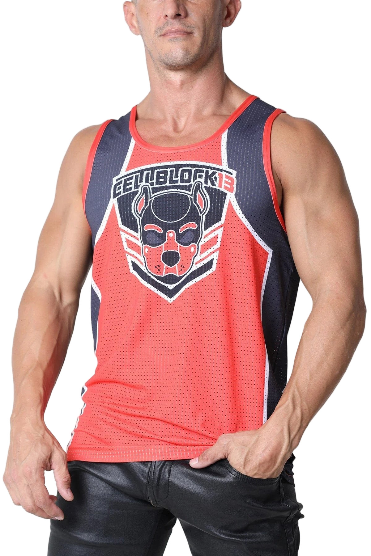 Cell Block 13 Spitfire Tank Top Red