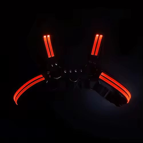 Led Halo Harness Red