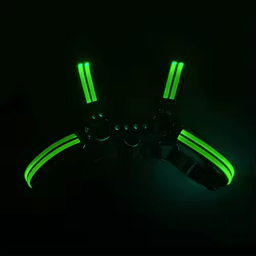 Led Halo Harness Green