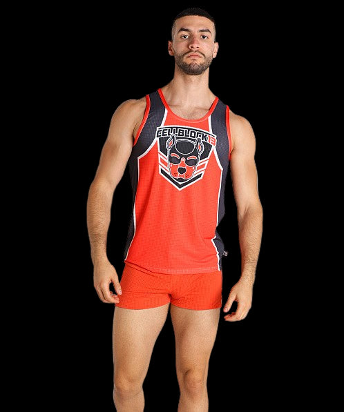 Cell Block 13 Spitfire Tank Top Orange